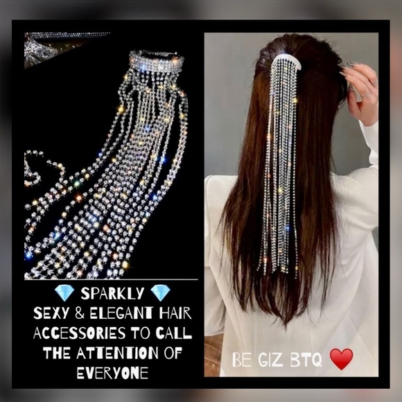 Super Elegant Rhinestones Hairpin to Enhance your Casual or Night Our Hair look main image 4